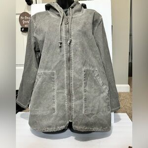 Tempo Paris Gray Utility Jacket S/M